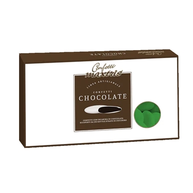 Confetti Maxtris Chocolate Verde Smeraldo